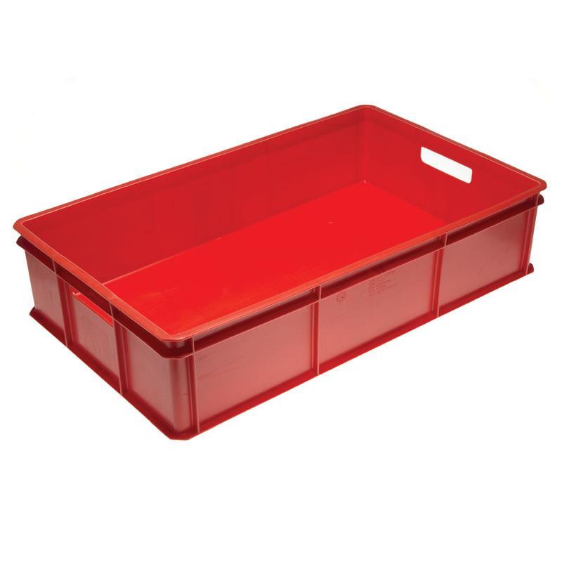 50-litre Bakery Tray with Solid Base and Solid Sides with Hand Holds - 765mm x 455mm Range